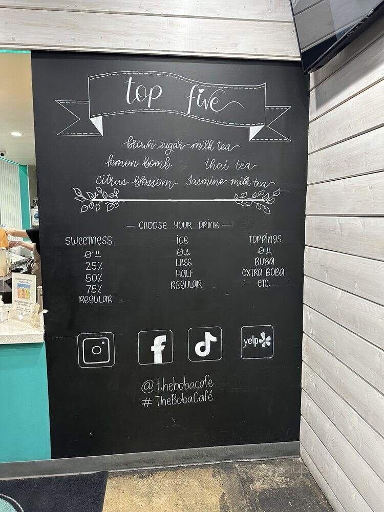 The Boba Cafe - Woodland Hills, CA menu_pic