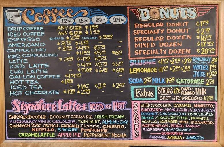 Big Mike's Donuts & Coffee - Bartonville, IL menu_pic