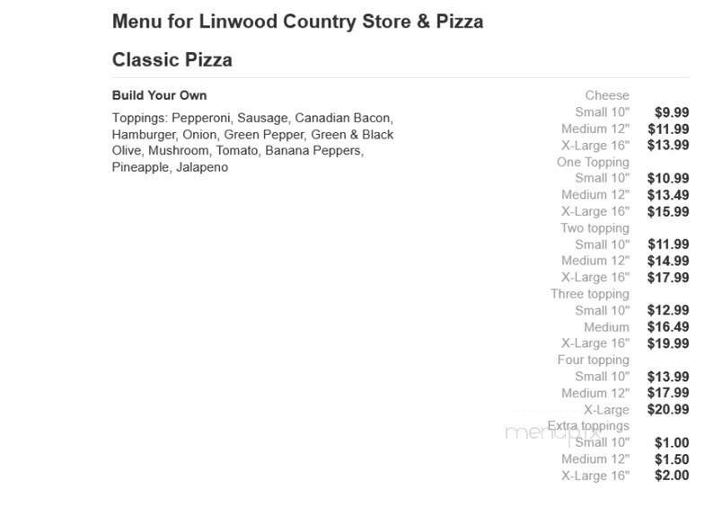 Linwood Country Store & Pizza - Wyoming, MN