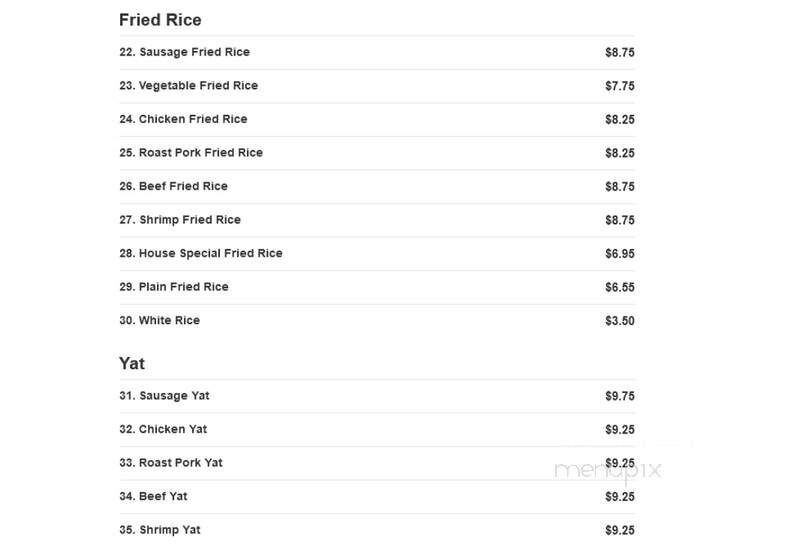 Shek's Chinese Express - Portsmouth, VA menu_pic