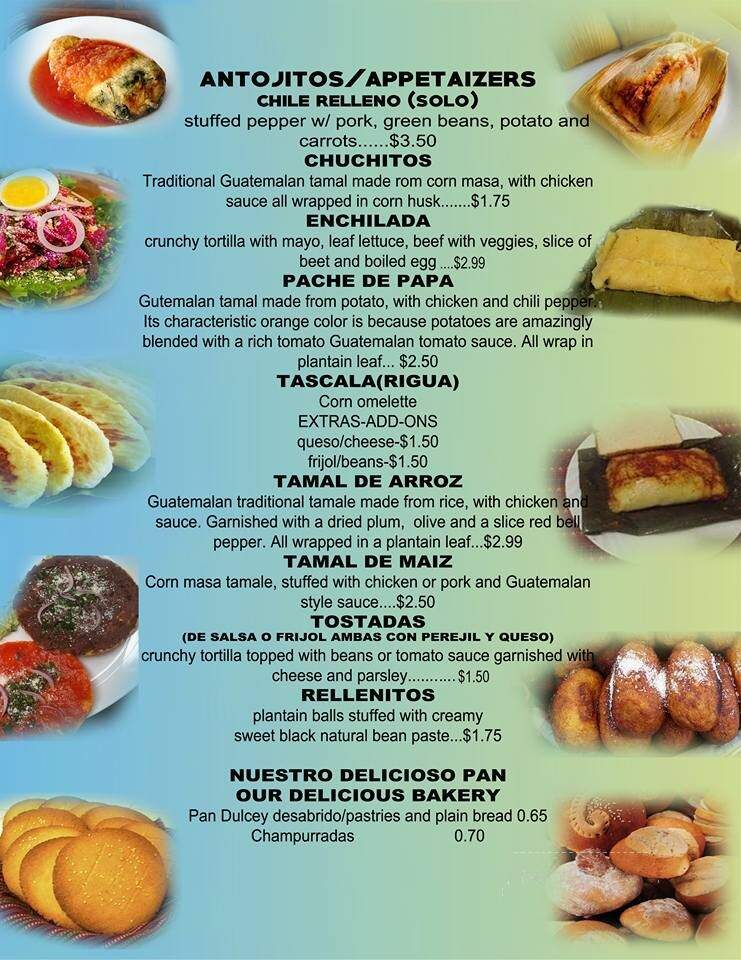 El Meson Chapin - Fort Worth, TX menu_pic