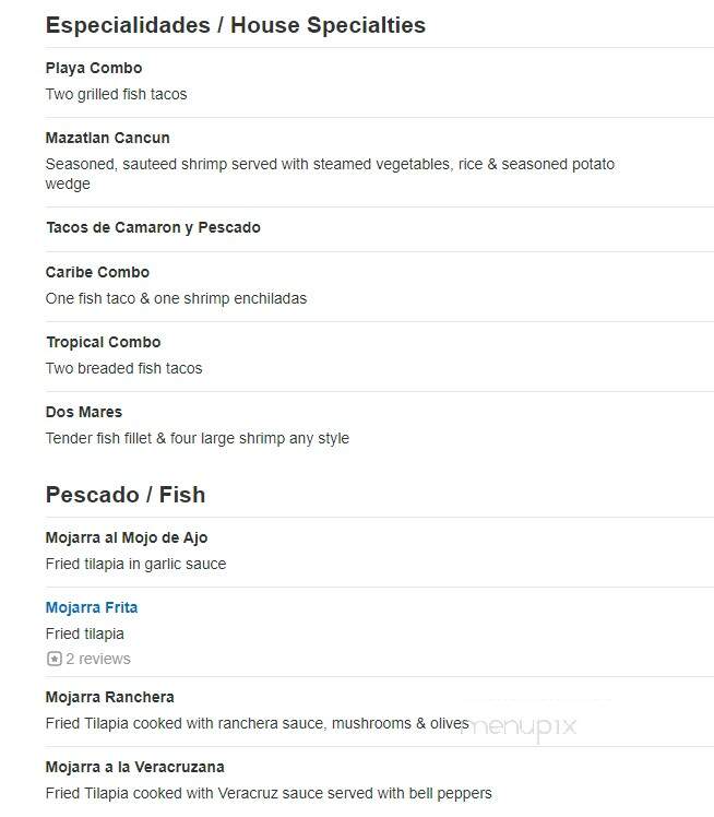 Chilli Peppers Mexican Restaurant & Seafood - Camarillo, CA menu_pic