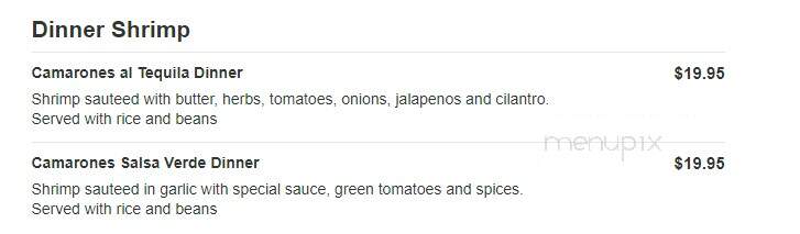 Chilito's - Suffern, NY menu_pic