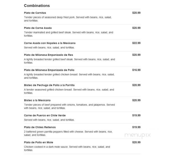 Uruapan Restaurant - Baldwin Park, CA menu_pic