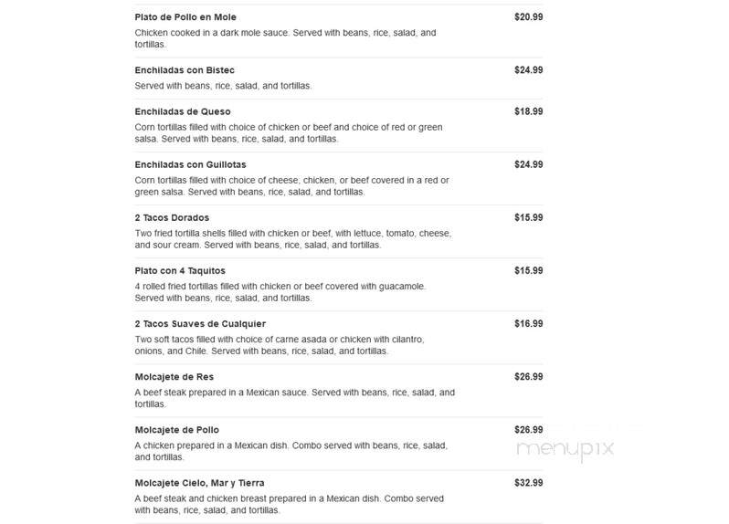 Uruapan Restaurant - Baldwin Park, CA menu_pic