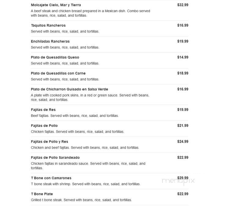 Uruapan Restaurant - Baldwin Park, CA menu_pic