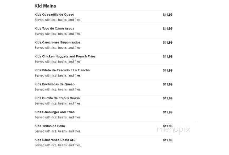 Uruapan Restaurant - Baldwin Park, CA menu_pic