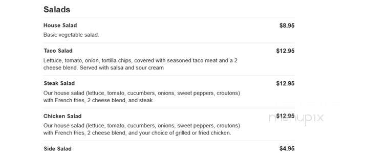 Hubz Kitchen - New Kensington, PA menu_pic