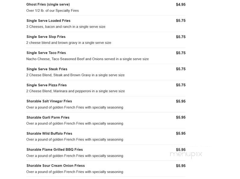 Hubz Kitchen - New Kensington, PA menu_pic