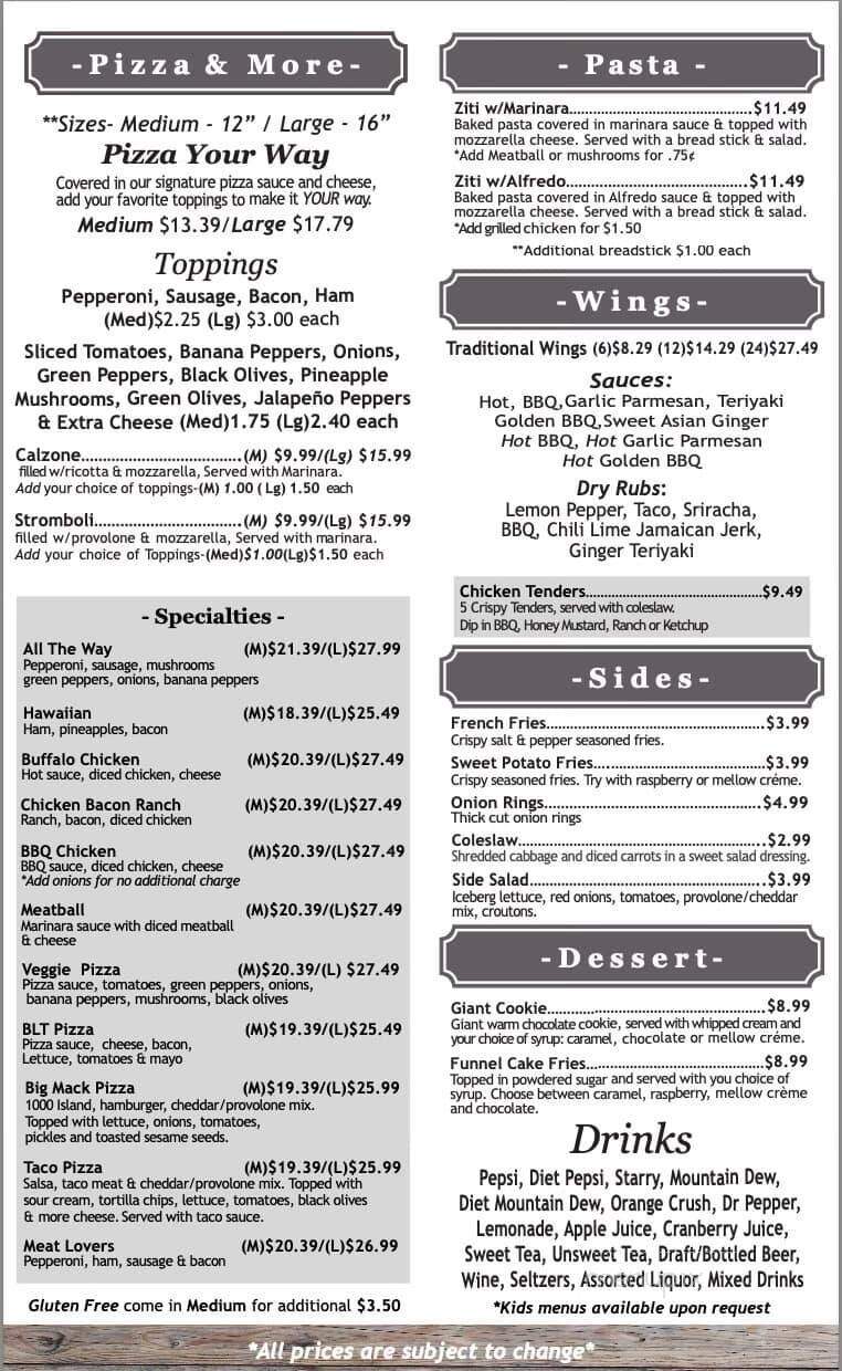 Buckeye At The Lake - Lakeview, OH menu_pic