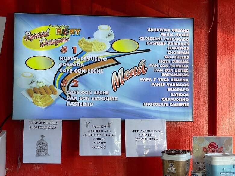 Rosy Bakery - Miami, FL menu_pic