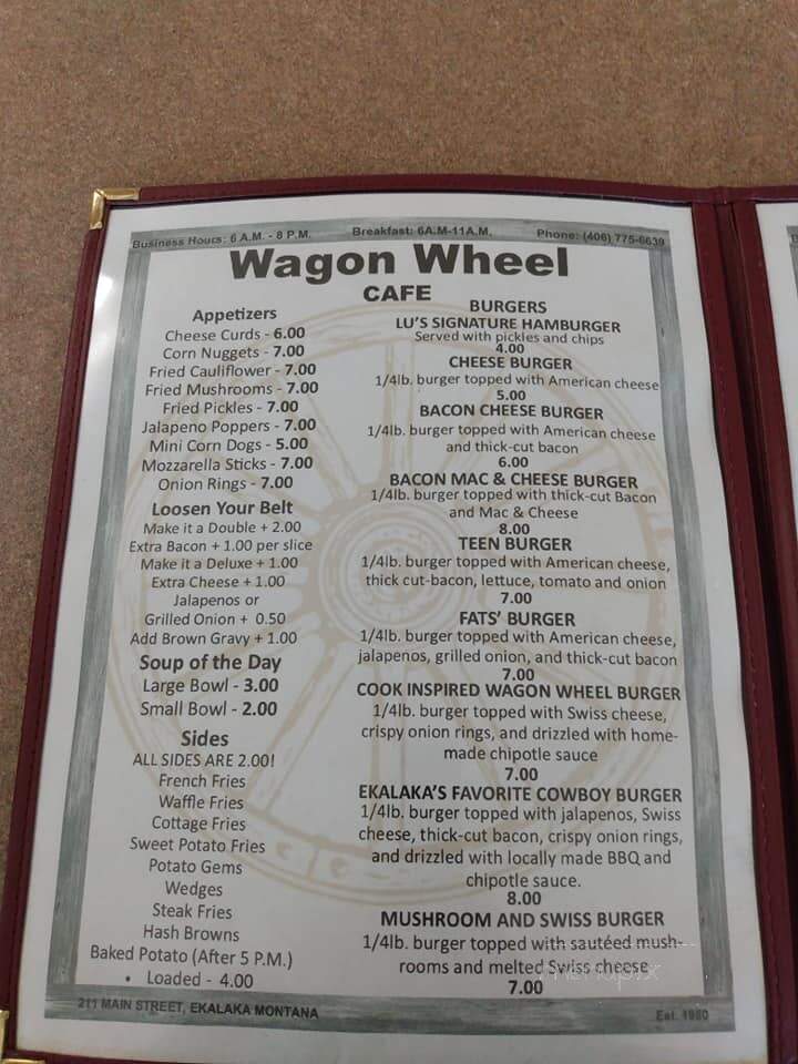 Wagon Wheel Cafe - Ekalaka, MT