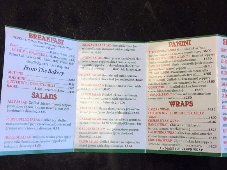 Hillside Delicatessen - Mamaroneck, NY menu_pic