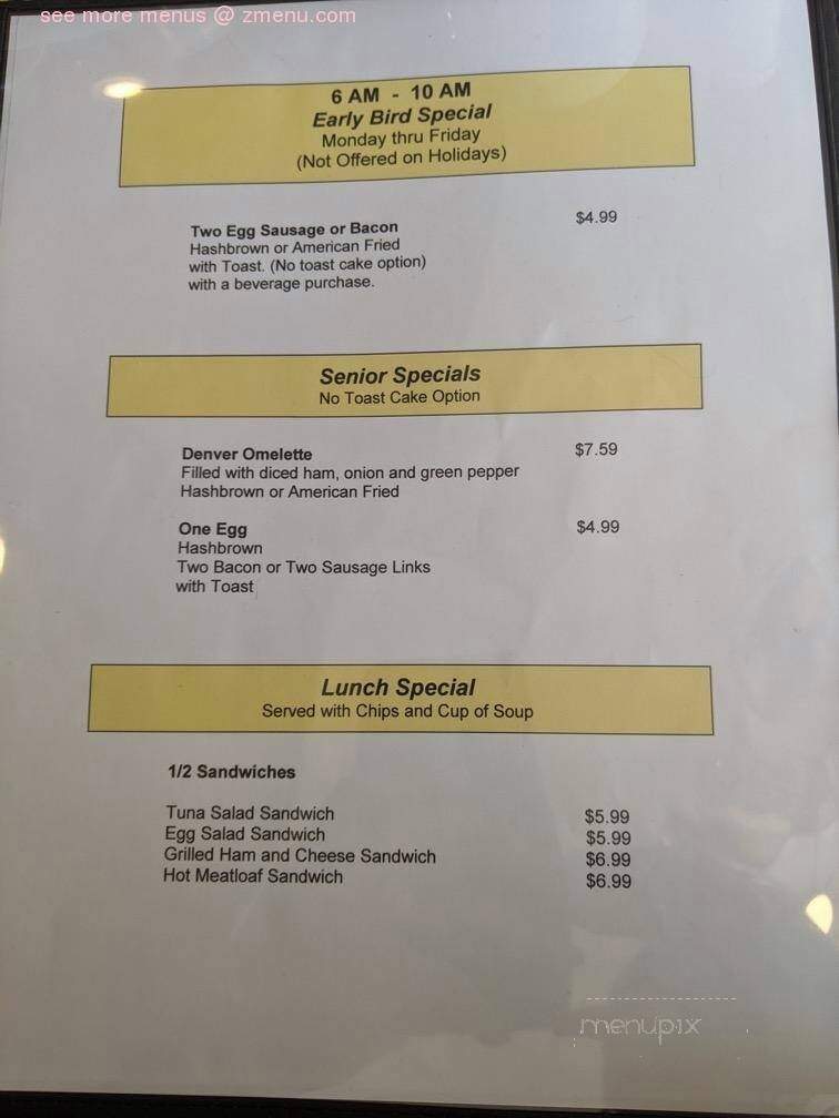 Springwood Restaurant - Kenosha, WI menu_pic