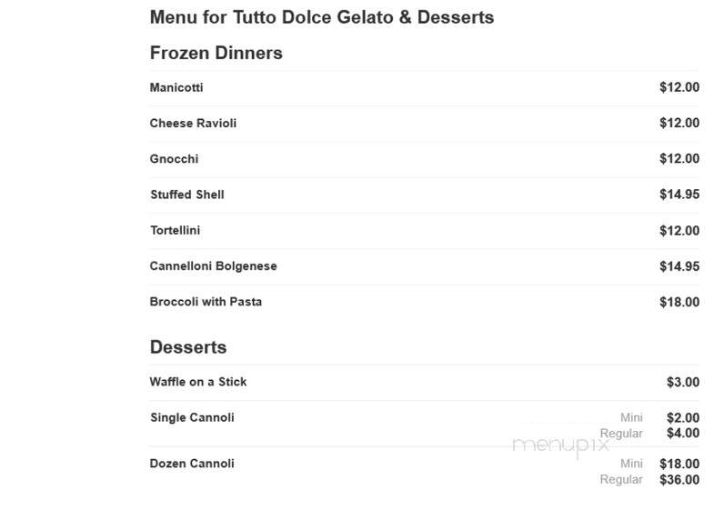 Tutto Dolce Gelato & Desserts - Glen Ellyn, IL