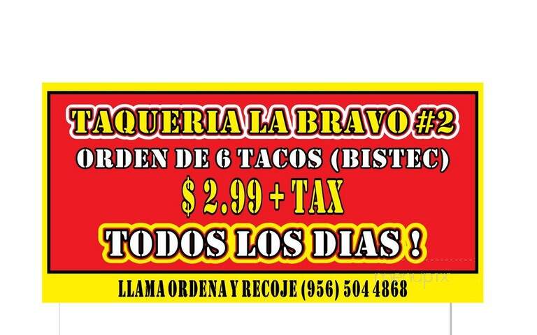 Taqueria La Bravo - Brownsville, TX menu_pic
