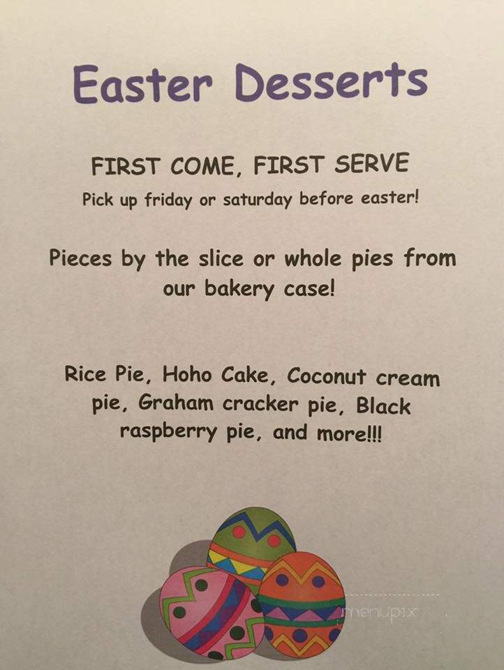 Sonies - New Castle, PA menu_pic