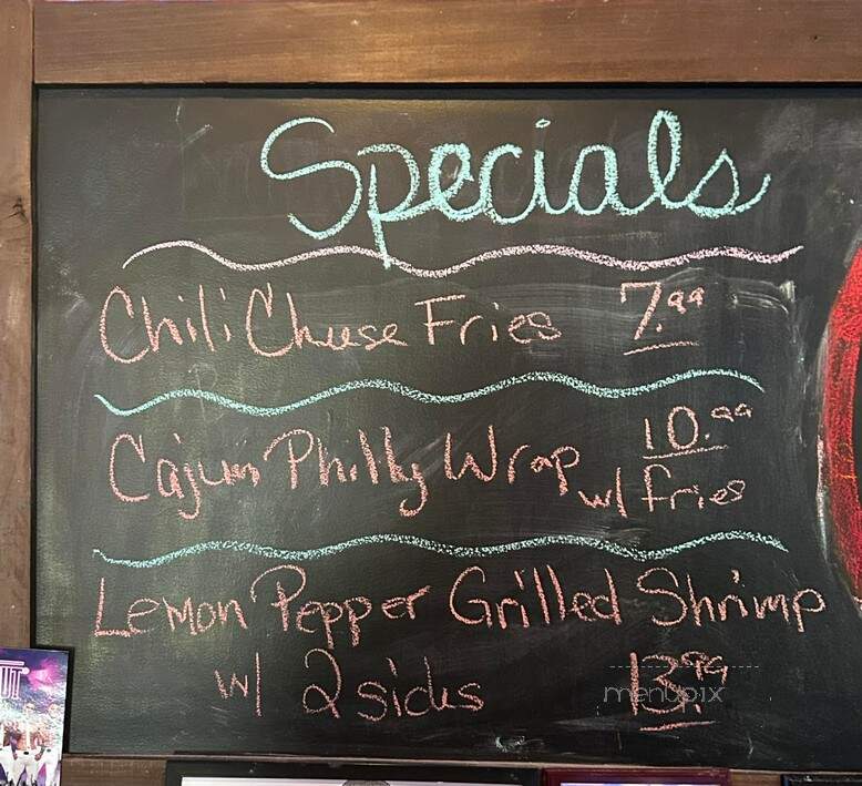 Club Forty - Washington, PA menu_pic
