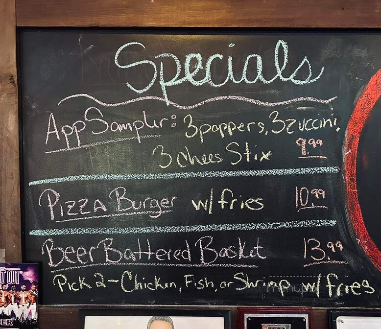 Club Forty - Washington, PA menu_pic
