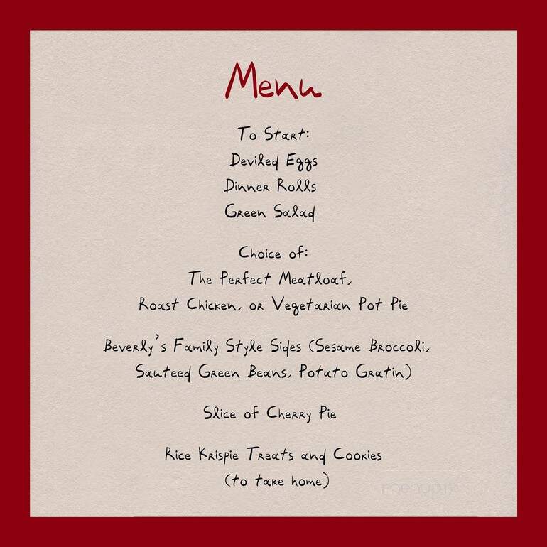 Fanny's Restaurant - Los Angeles, CA menu_pic