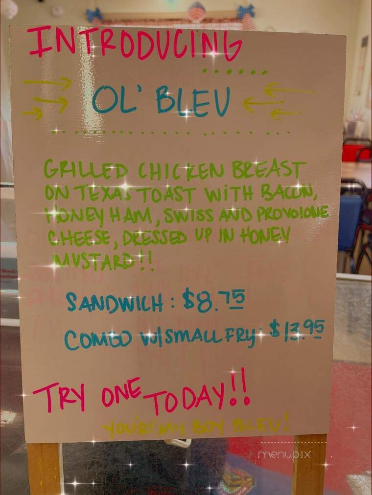 Morris Neals Handy Hamburgers - Cleburne, TX menu_pic