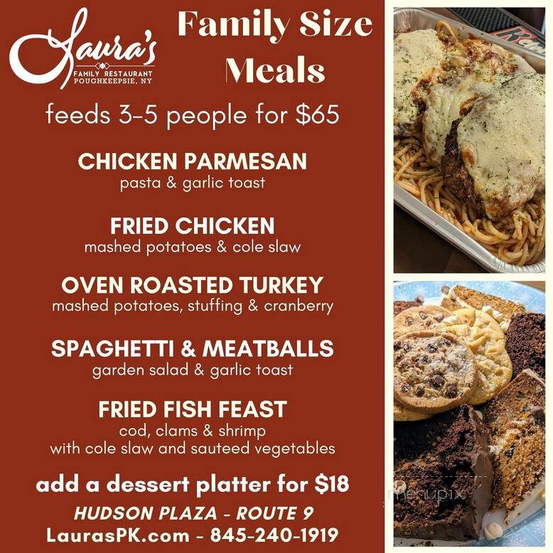 Laura's Family Restaurant - Poughkeepsie, NY menu_pic