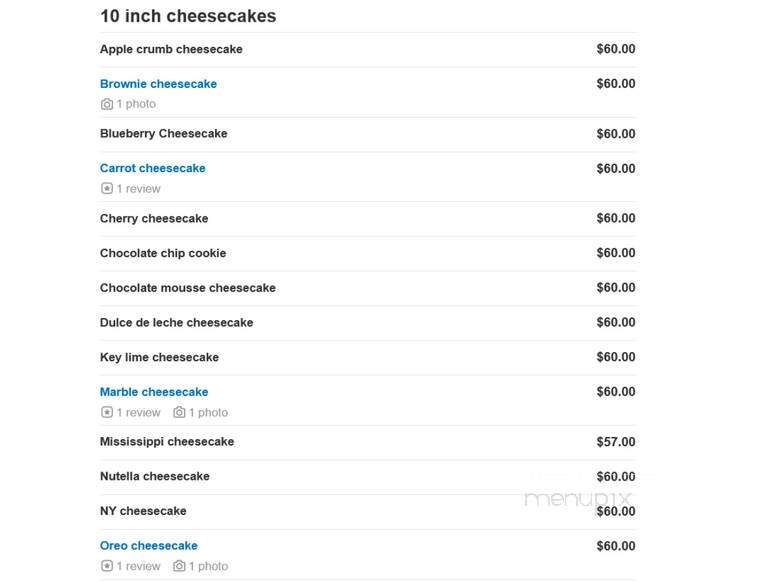 Flores Sweets Bakery - Brooklyn, NY menu_pic