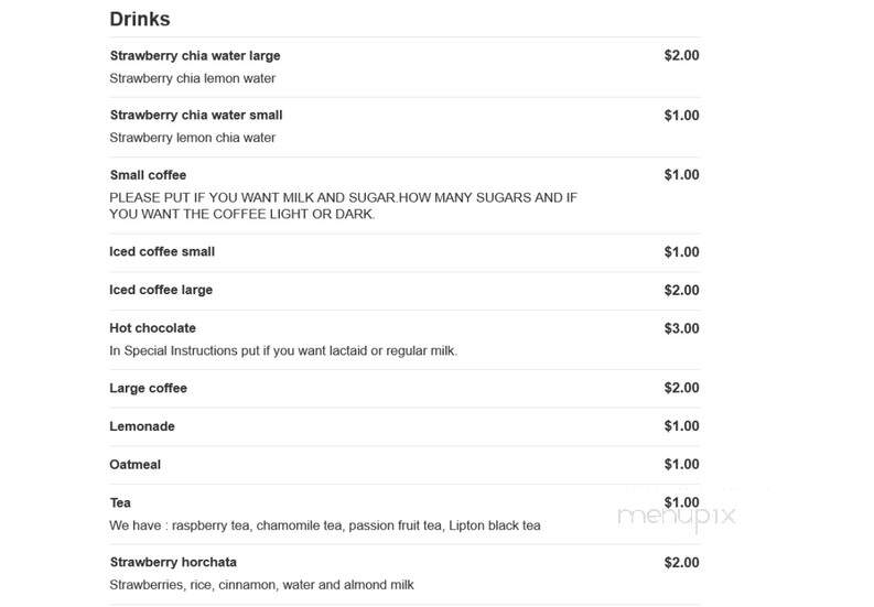 Flores Sweets Bakery - Brooklyn, NY menu_pic