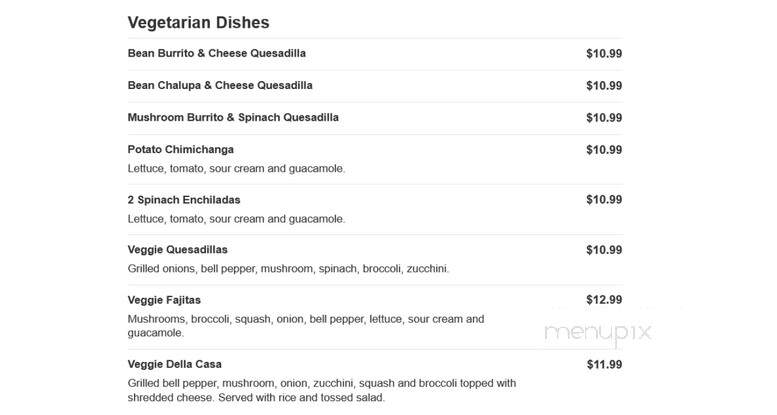 El Rodeo - Mentor, OH menu_pic