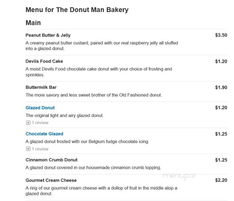 Donut Man Bakery - Memphis, TN