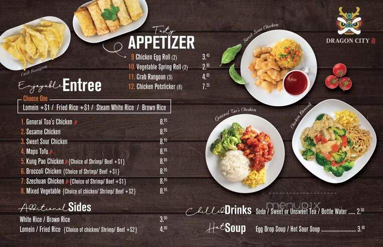 Dragon City - Cincinnati, OH menu_pic