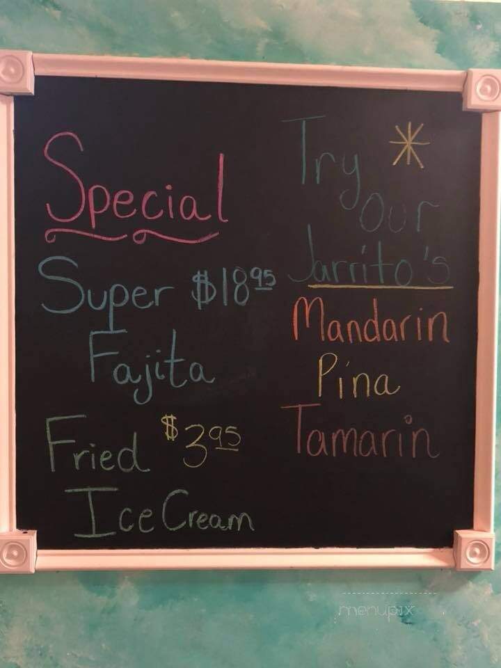 Francisco's Mexican Restaurant - Melbourne, FL menu_pic