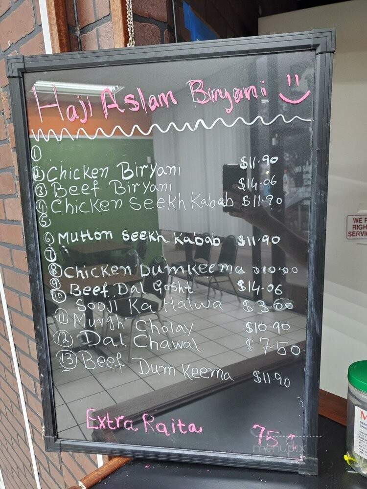 Aslam Biryani House - Plano, TX menu_pic