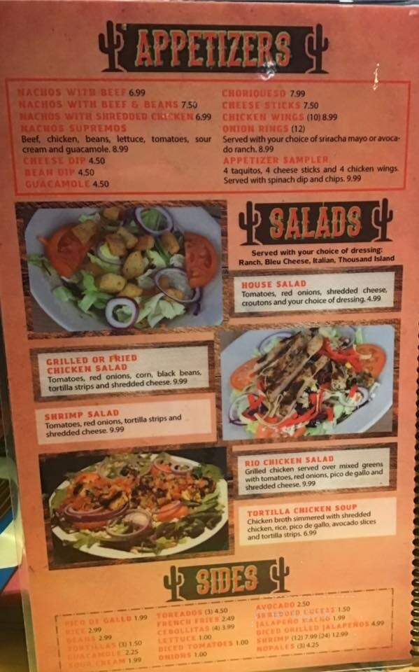 El Rio Grande - Florence, KY menu_pic