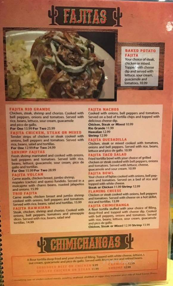 El Rio Grande - Florence, KY menu_pic