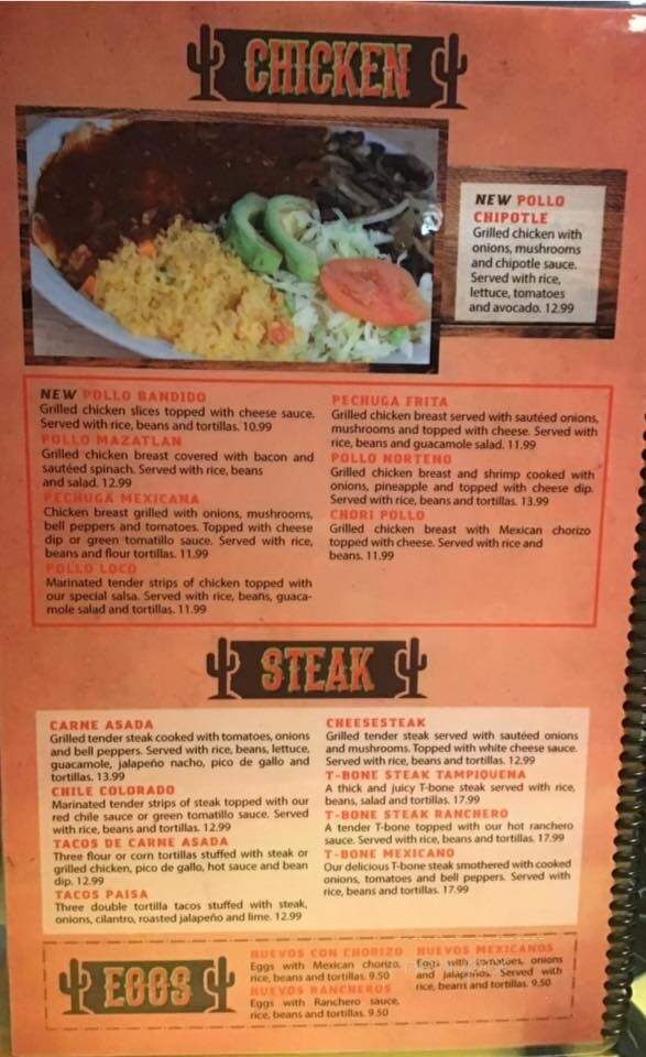 El Rio Grande - Florence, KY menu_pic
