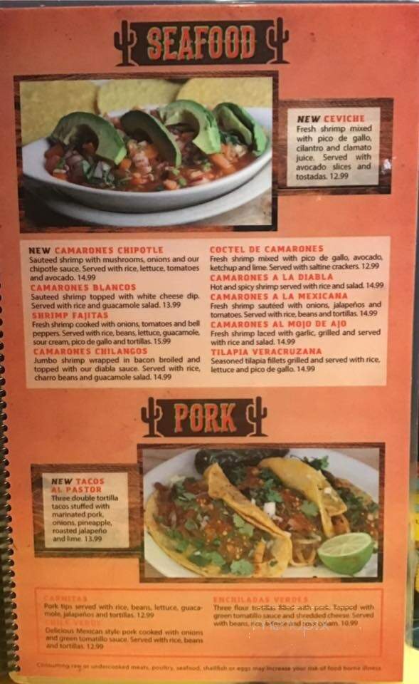 El Rio Grande - Florence, KY menu_pic