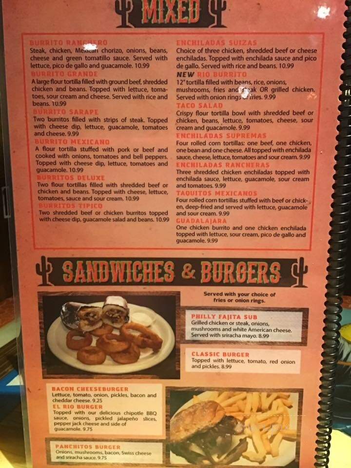El Rio Grande - Florence, KY menu_pic