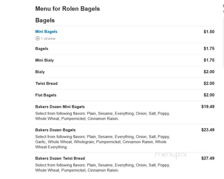 Rolen Bagels Inc. - Bronx, NY