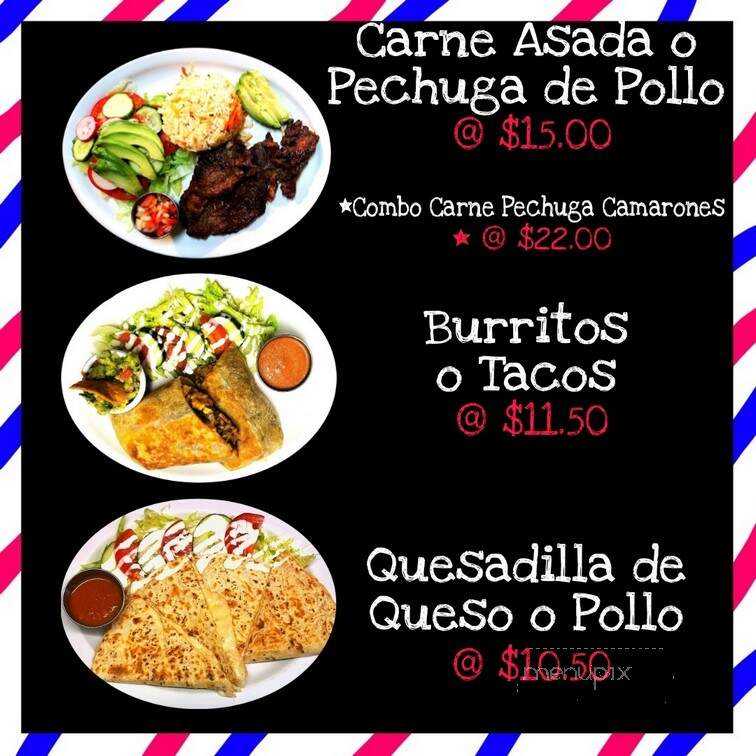 Restaurante y Pupuseria Dona Maria - Montreal, QC menu_pic