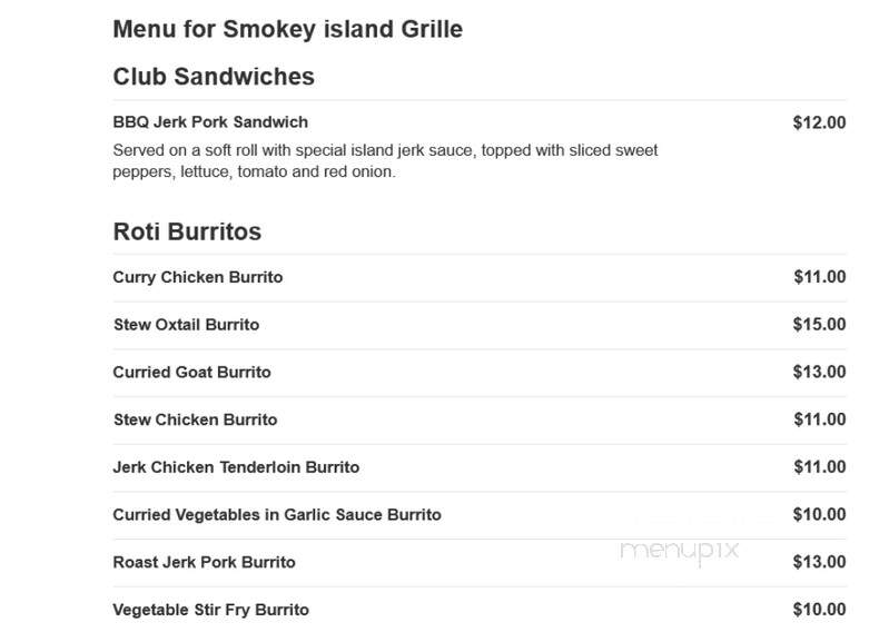 Smokey Island Grille - Bronx, NY