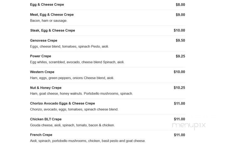 Berry & Butter Cafe - Bradley, IL menu_pic