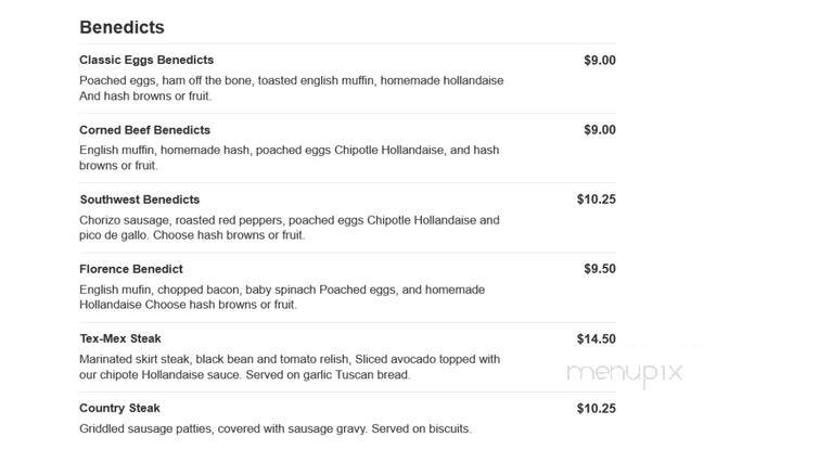 Berry & Butter Cafe - Bradley, IL menu_pic