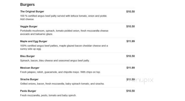 Berry & Butter Cafe - Bradley, IL menu_pic