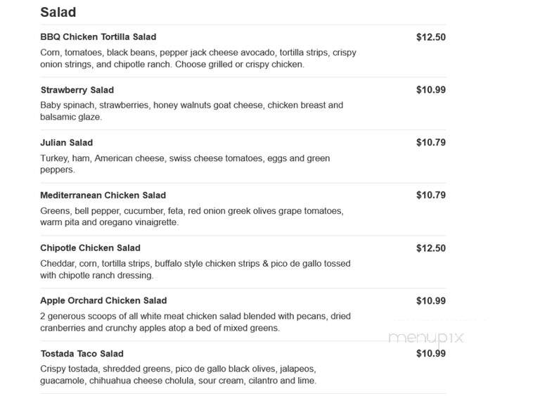 Berry & Butter Cafe - Bradley, IL menu_pic