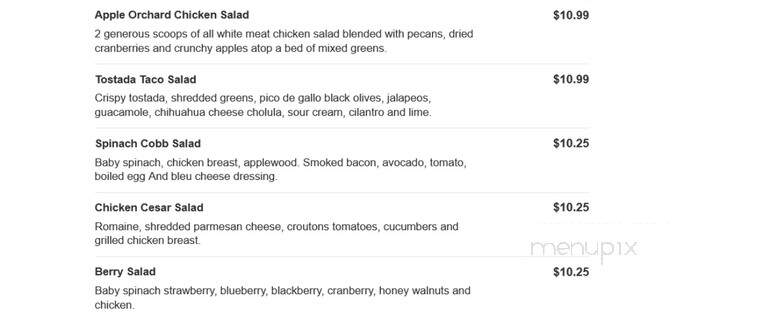 Berry & Butter Cafe - Bradley, IL menu_pic