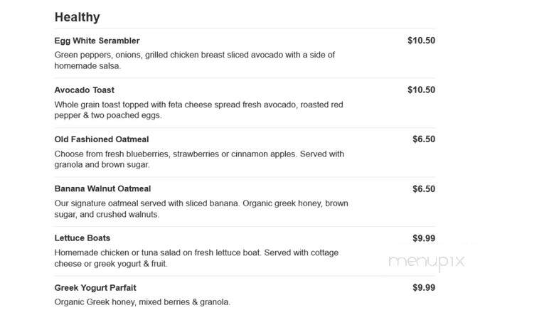 Berry & Butter Cafe - Bradley, IL menu_pic