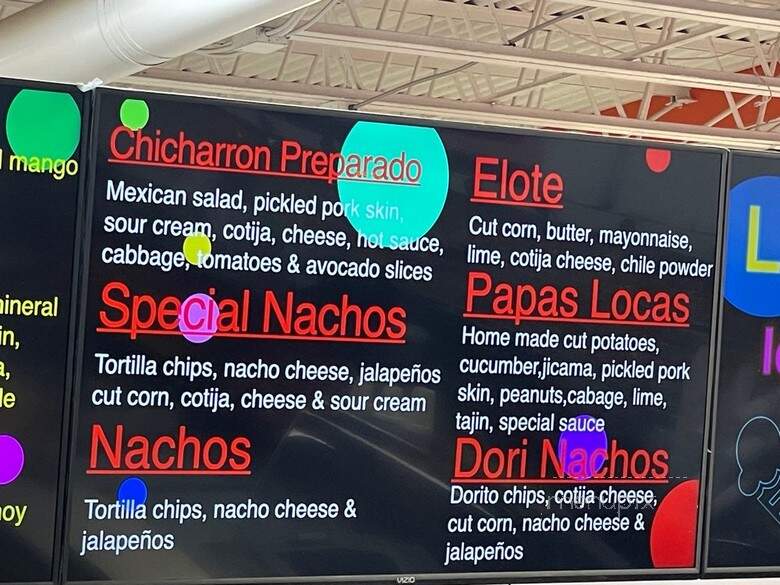 La Michoacana - Memphis, TN menu_pic