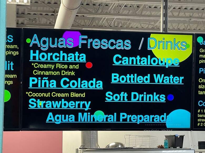 La Michoacana - Memphis, TN menu_pic