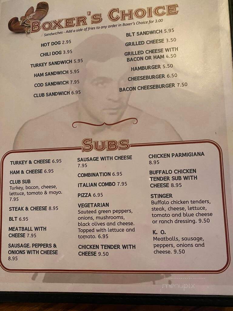 Ringside Restaurant - Erie, PA menu_pic